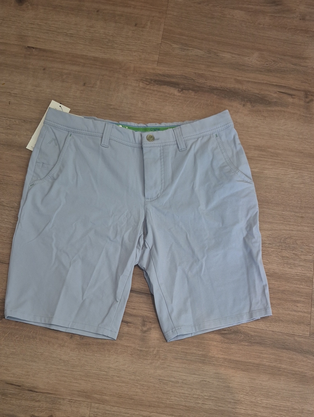Men's Light Grey Athletic Performance Shorts